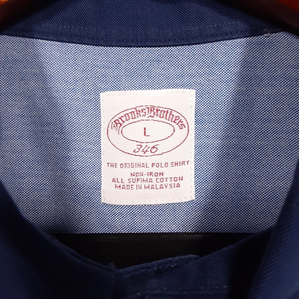 Brooks Brothers 346 Mens Duo Tone Short Sleeve Button Shirt Sz.Large/Light Blue - Picture 2 of 8